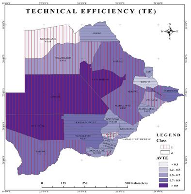 Productive efficiency of beef cattle production in Botswana: a latent class stochastic meta-frontier analysis